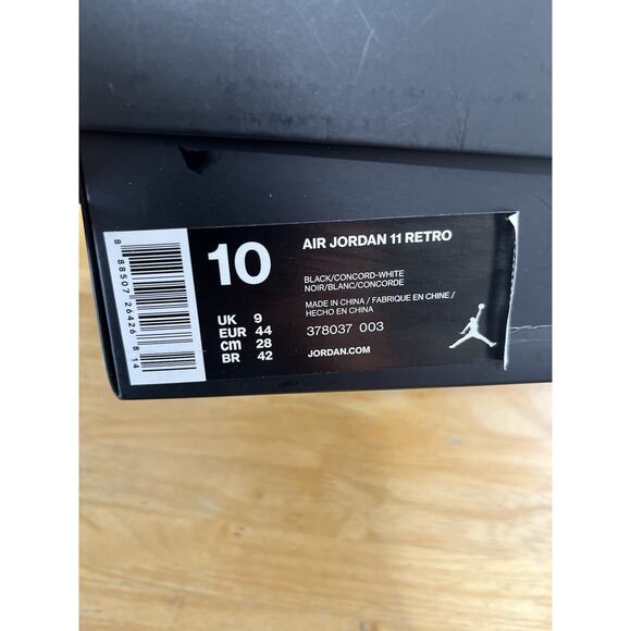 Size 10 - Jordan 11 Retro High Space Jam Ready to ship